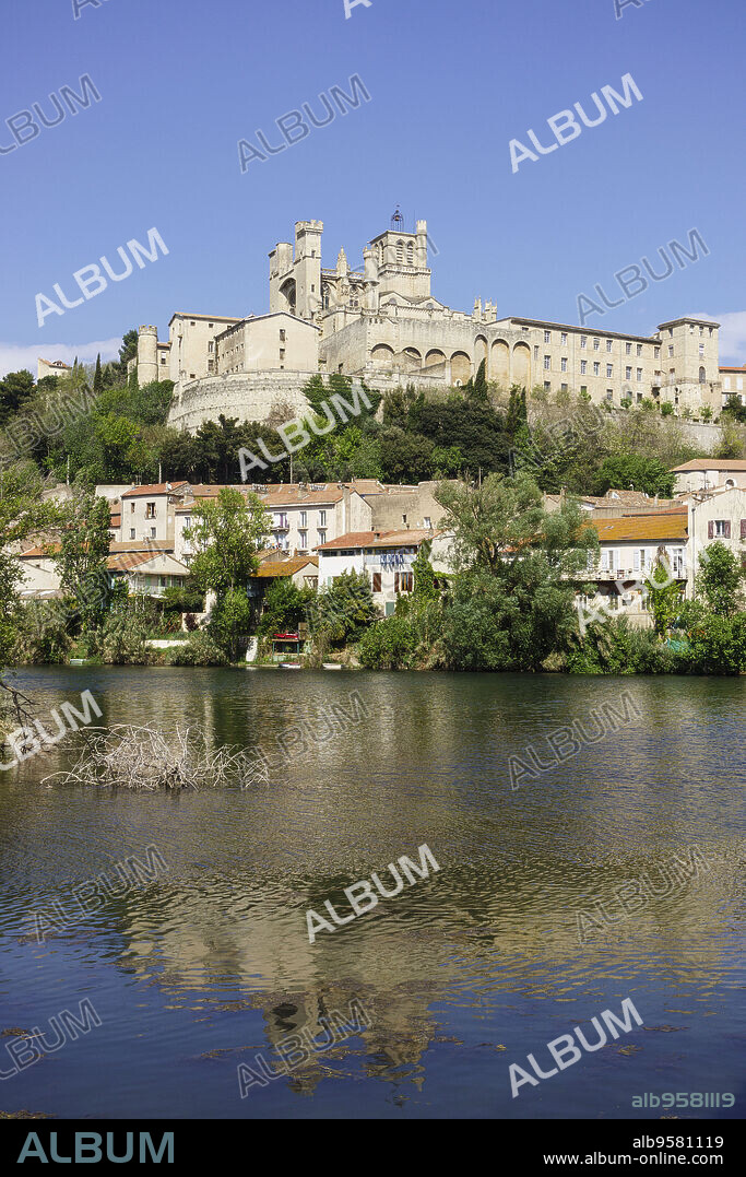 catedral de Saint-Nazaire, siglo XIII-XIV, Beziers, departamento de Hérault ,región de Languedoc-Rosellón, Francia, Europa.