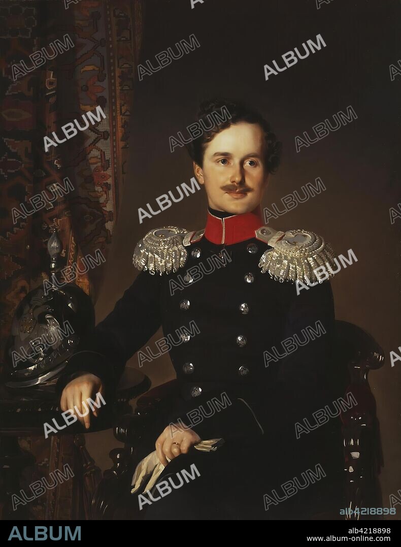 IVAN MAKAROV. 'Portrait of Prince Vladimir Dolgorukov, Major-General of the Retinue of His Majesty'. Russia, ca.1849. Dimensions: 115x89 cm.