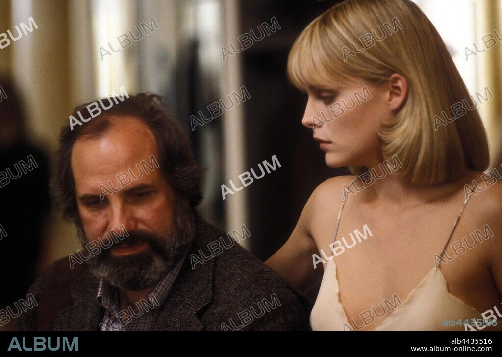 BRIAN DE PALMA et MICHELLE PFEIFFER dans SCARFACE, 1983, réalisé par BRIAN DE PALMA. Copyright UNIVERSAL PICTURES.
