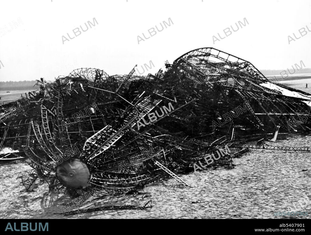 Hindenburg Disaster, Wreckage, 1937