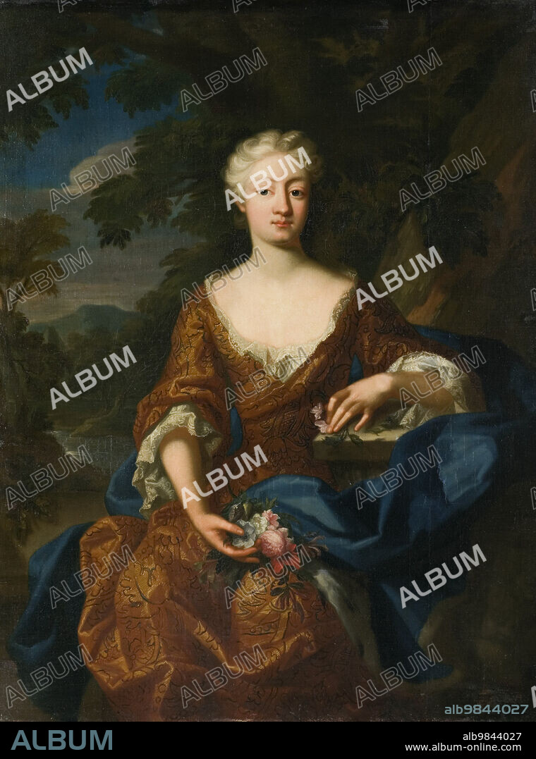 HERMAN HENDRIK DE QUITER. Lovisa Dorotea Sofia, 1680-1705, Princess of Prussia, 1724.
