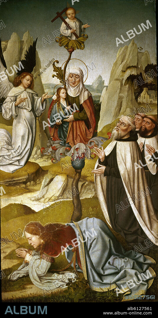 ANONIMO FLAMENCO. 'La Virgen de los Carmelitas', ca. 1500, Oil on panel, 99 x 52,5, Inv. 3043.