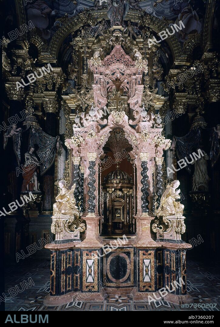 FRANCISCO HURTADO IZQUIERDO (1669-1725). SAGRARIO-TABERNACULO BARROCO.