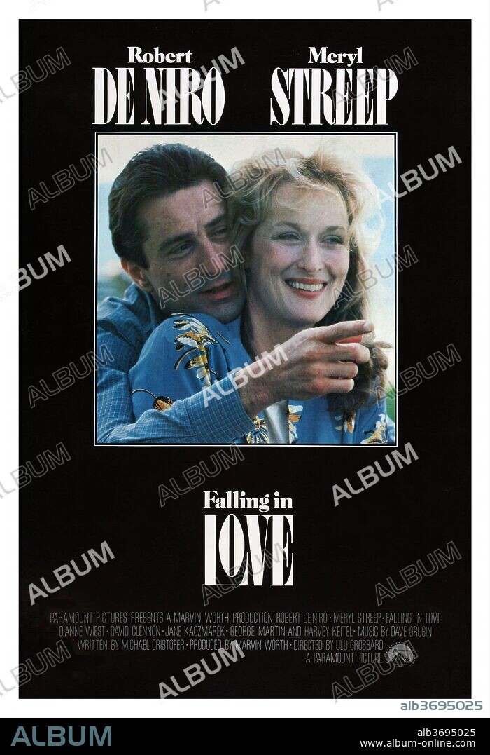 Poster of FALLING IN LOVE, 1984, directed by ULU GROSBARD. Copyright PARAMOUNT PICTURES.