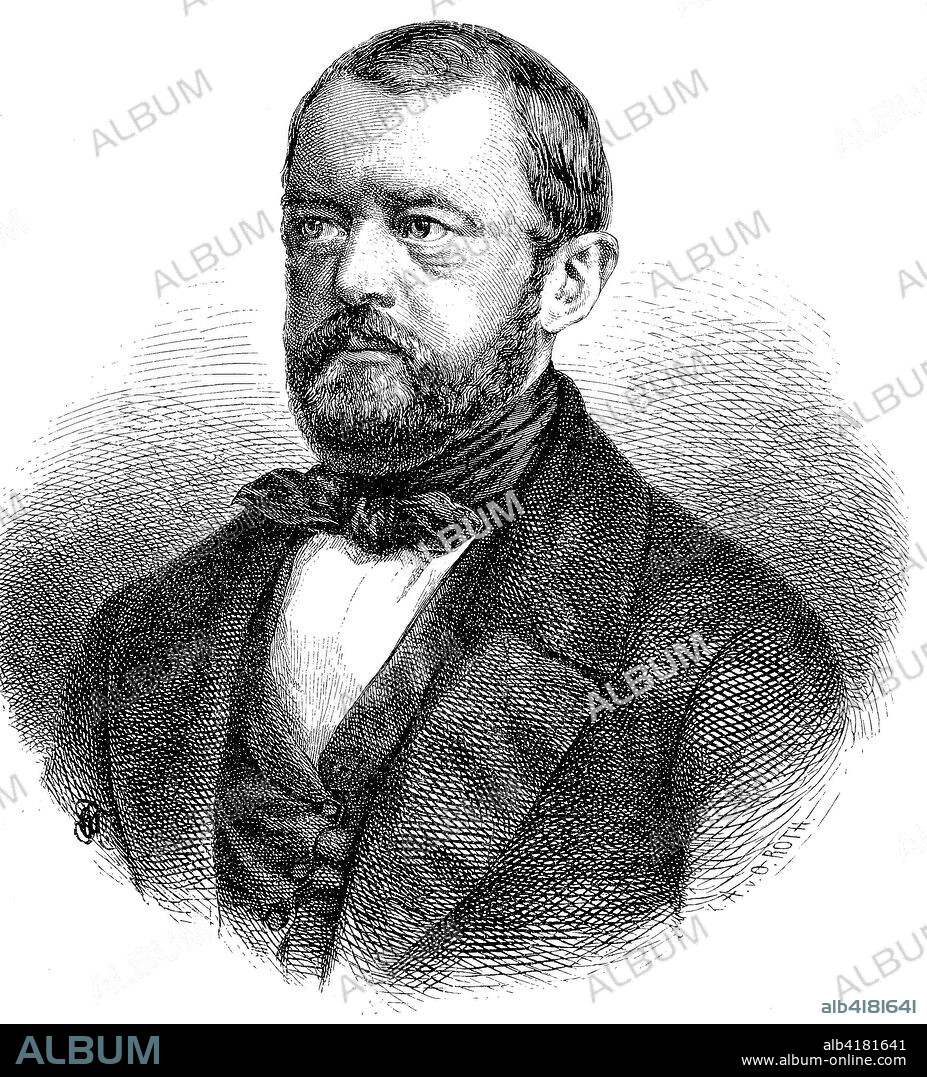 Otto Eduard Leopold von Bismarck-Schoenhausen, from 1865 Count von Bismarck-Schoenhausen, from 1871 Prince of Bismarck, from 1890 also Duke of Lauenburg, 1 April 1815 - 30 July 1898, was a German politician and statesman, digital improved reproduction of an original print from 1880.