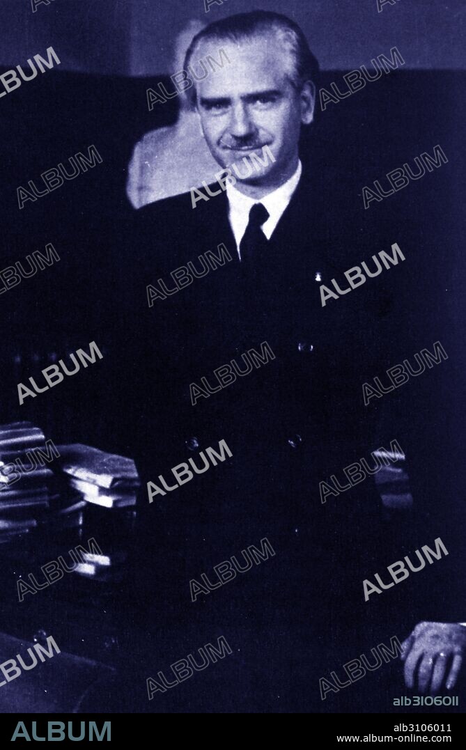 Ramón Serrano Suñer (1901 – 2003), Spanish politician during the first stages of General Francisco Franco's dictatorship, between 1938 and 1942, when he held the posts of President of the Spanish Falange caucus (1936), and then Interior Minister and Foreign Affairs Minister.