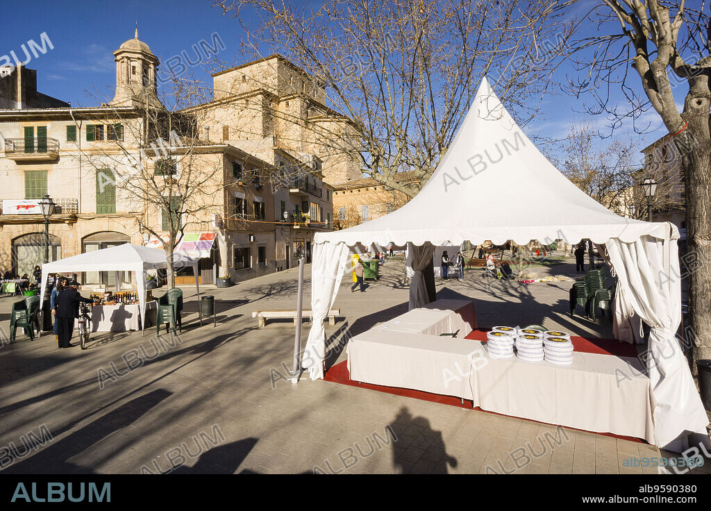 mercado de Llucmajor, Mallorca, balearic islands, spain, europe.