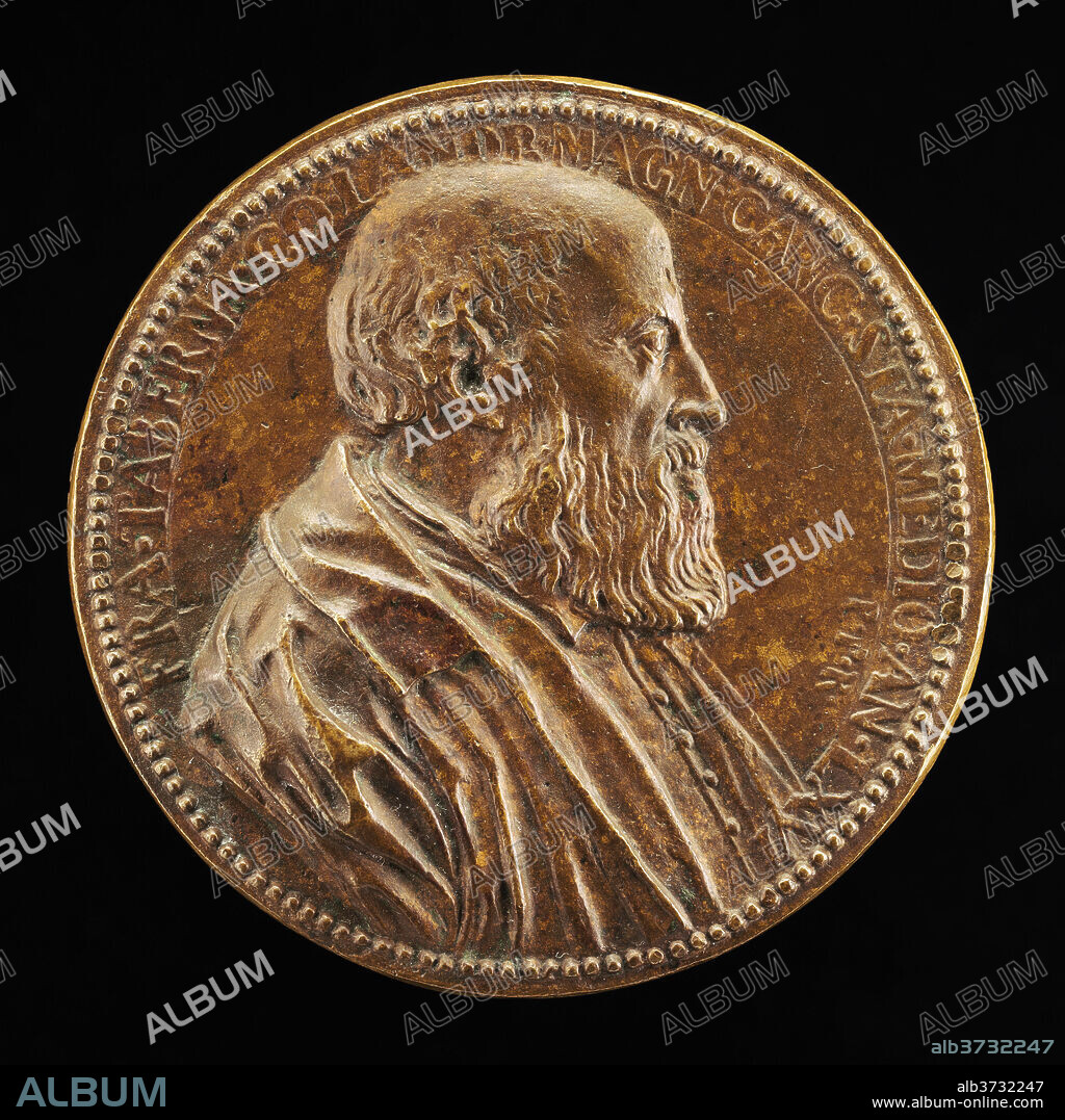 PIER PAOLO GALEOTTI. Francesco Taverna, 1488-1560, Count of Landriano, Milanese Jurisconsult [obverse]. Dated: c. 1554. Dimensions: overall (diameter): 5.68 cm (2 1/4 in.)  gross weight: 59.32 gr (0.131 lb.)  axis: 12:00. Medium: bronze.