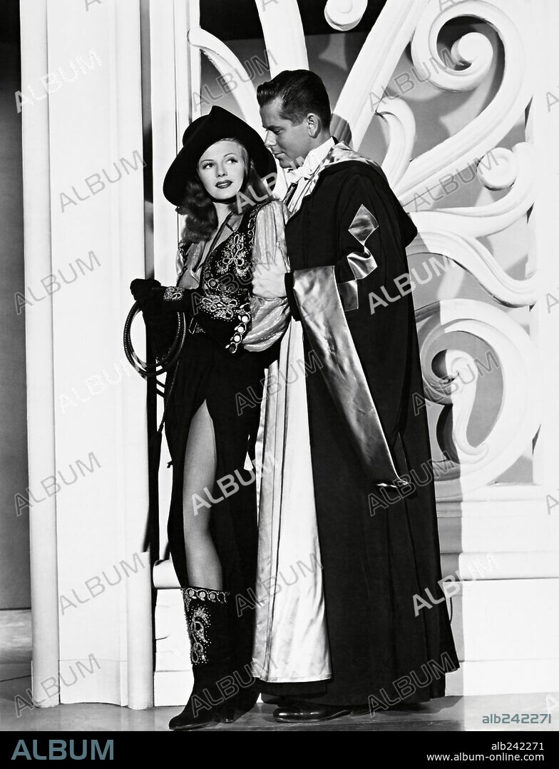 GLENN FORD and RITA HAYWORTH in GILDA, 1946, directed by CHARLES VIDOR. Copyright COLUMBIA PICTURES.