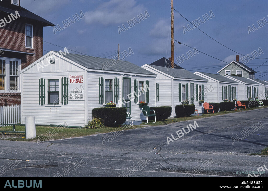 1980s United States -  Seven Gables Motel, Hampton Beach, New Hampshire 1984 .