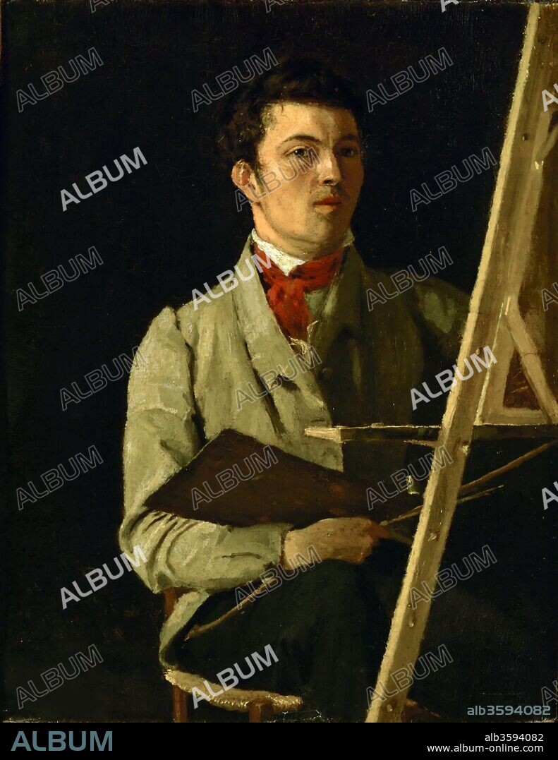JEAN-BAPTISTE-CAMILLE COROT. Self-Portrait.