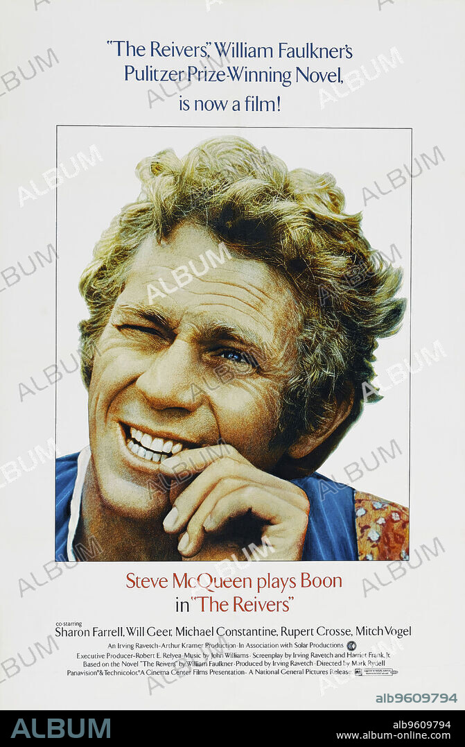 STEVE MCQUEEN en LOS RATEROS, 1969 (THE REIVERS), dirigida por MARK RYDELL. Copyright CINEMA CENTER.