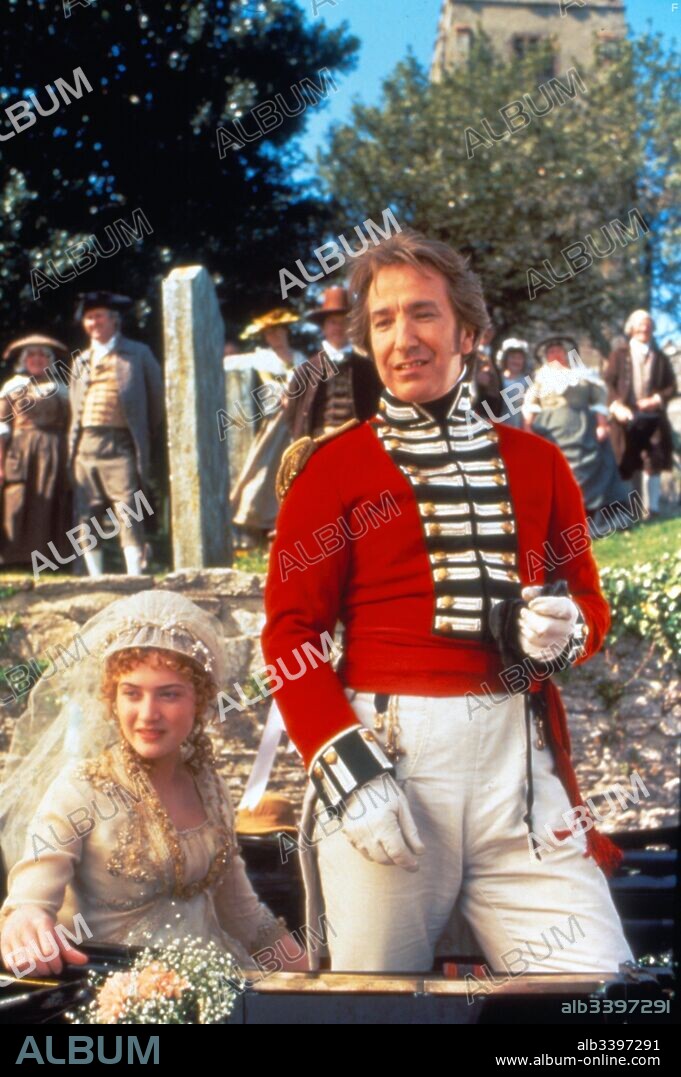 ALAN RICKMAN and KATE WINSLET in SENSE AND SENSIBILITY, 1995, directed by ANG LEE. Copyright COLUMBIA TRISTAR.