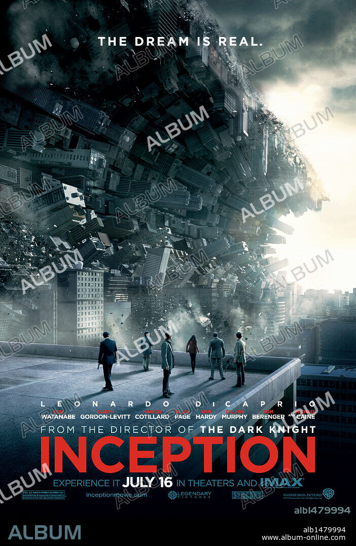 Poster de ORIGEN (INCEPTION, 2010), dirigida por CHRISTOPHER NOLAN. Copyright WARNER BROSS PICTURES/SYNCOPY/LEGENDARY PICTURES.