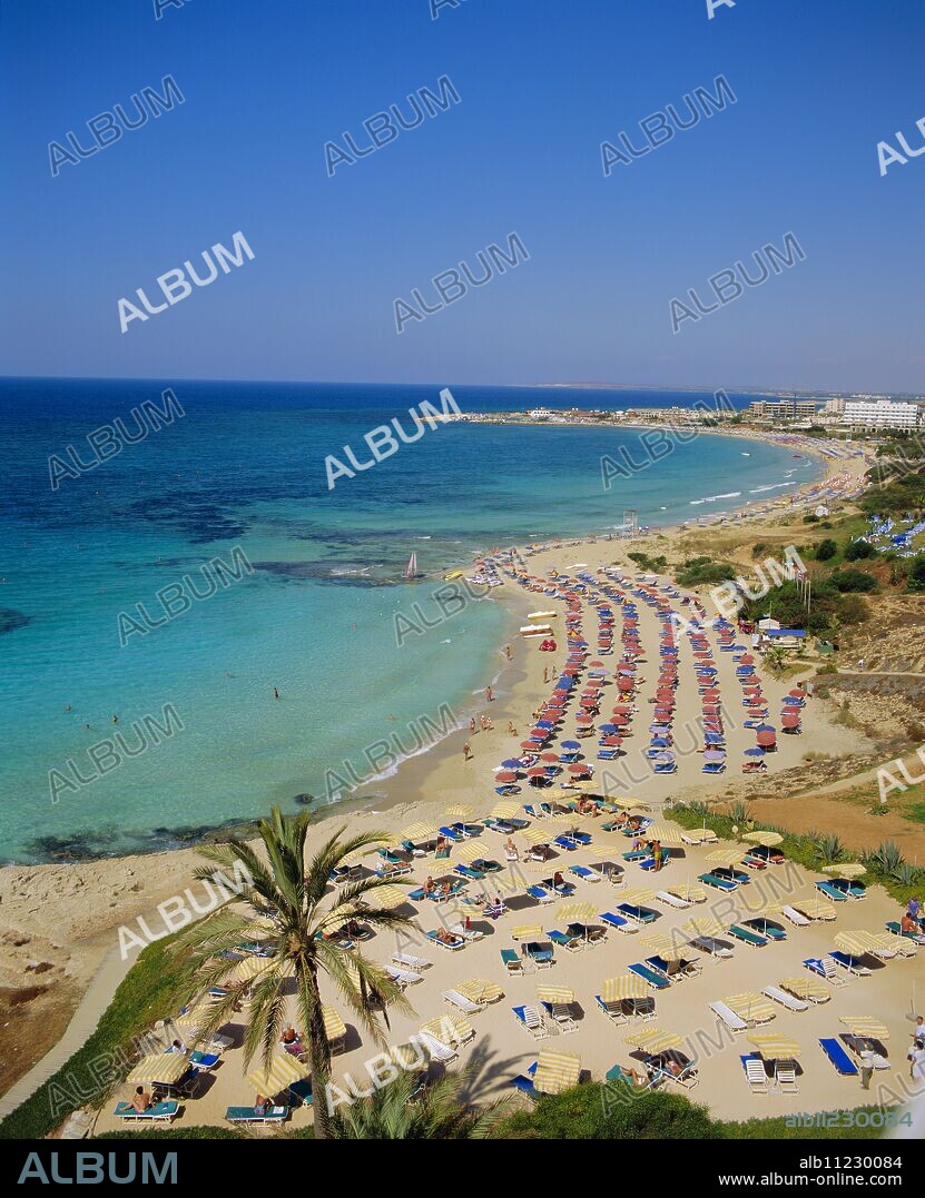 Ayia Napa beach, Cyprus, Europe.