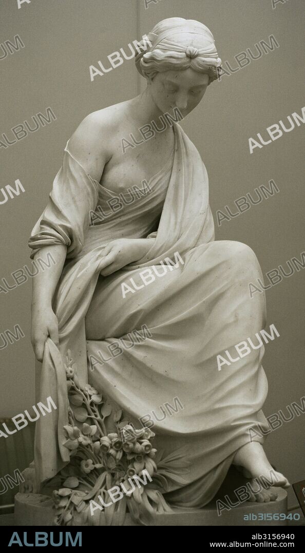 Etienne Maurice Falconet (1716-1791). Escultor francés. Invierno, 1771. Mármol. Estatua. Museo del Hermitage (The State Hermitage Museum). San Petersburgo. Rusia.