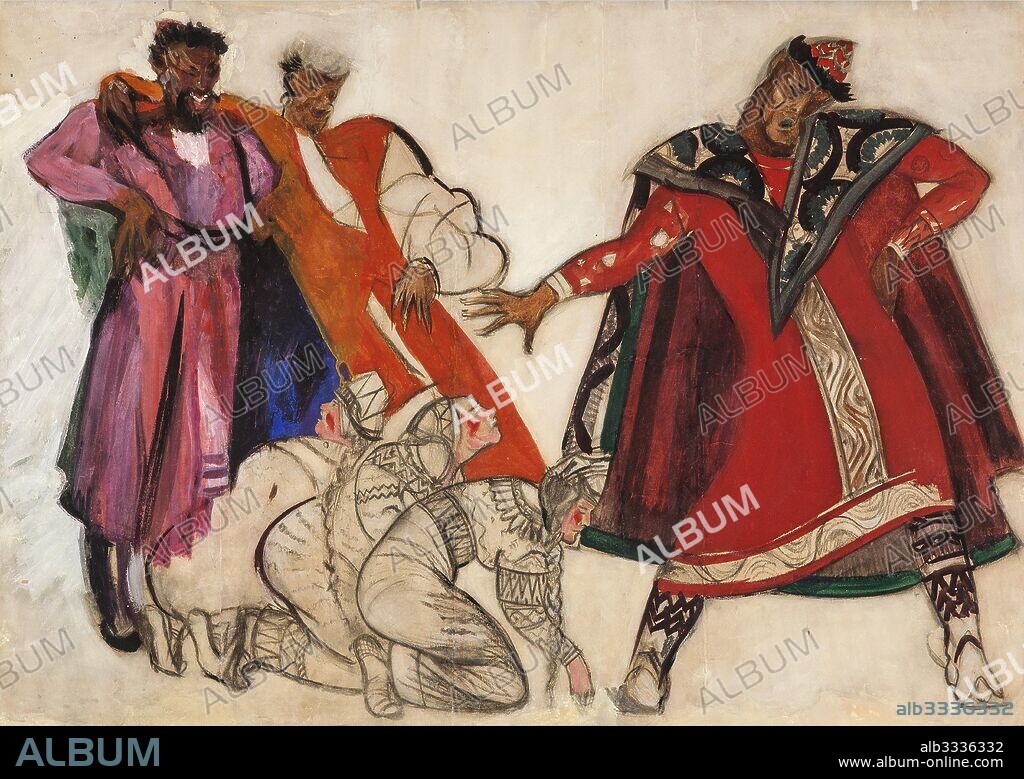FYODOR FYODOROVICH FEDOROVSKY. Costume design for the opera Prince Igor by A. Borodin.