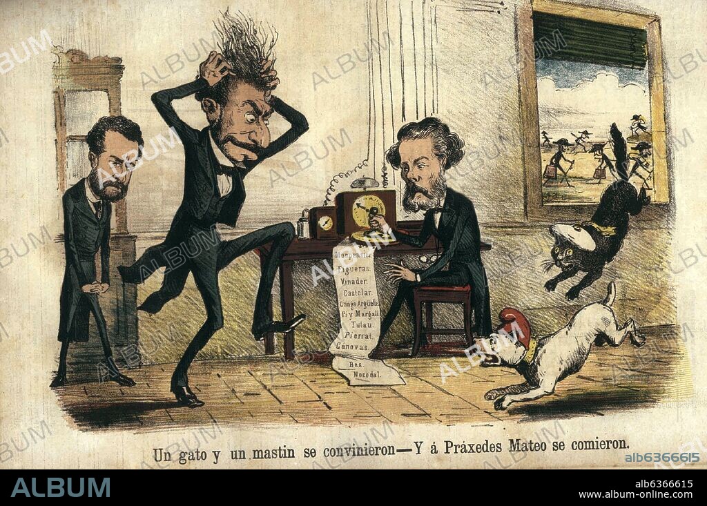 SATIRA - REVISTA LA FLACA - 19 DE MARZO DE 1871.