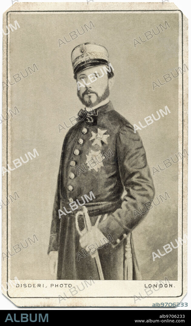 Juan Prim (1814-70), 1st Marquis of los Castillejos, Spanish General and Statesman, Prime Minister of Spain 1869-70, Military Portrait, 1860.