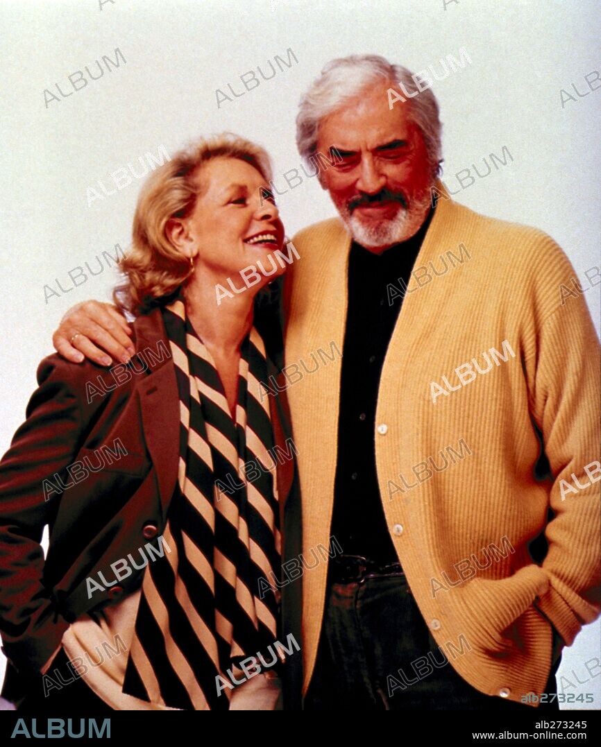 GREGORY PECK and LAUREN BACALL in THE PORTRAIT, 1993, directed by ARTHUR PENN. Copyright TURNER PICTURES.