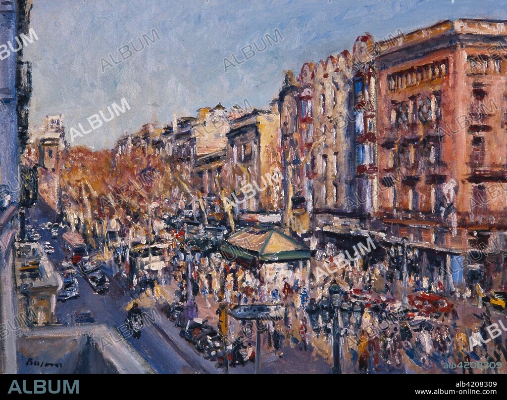 SIMÓ BUSOM GRAU. Simó Busom i Grau / 'Rambla de San José', 1983.