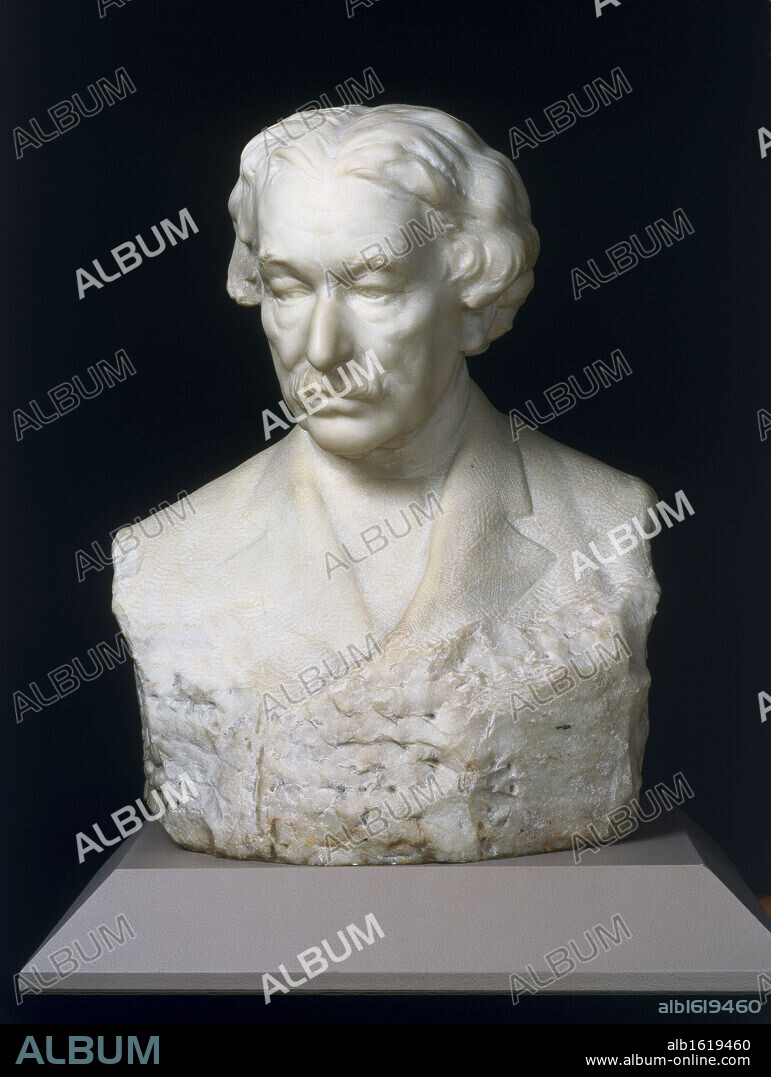 Portrait of my Father by Malvina Hoffman, marble sculpture.