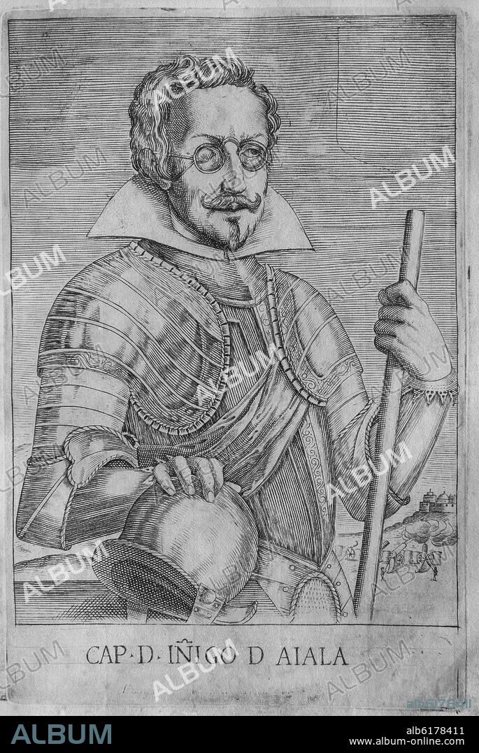 ALONSO DE OVALLE. IÑIGO DE AYALA - S XVI - ILUSTRACION DE LA HISTORICA RELACION DEL REINO DE CHILE - 1646.