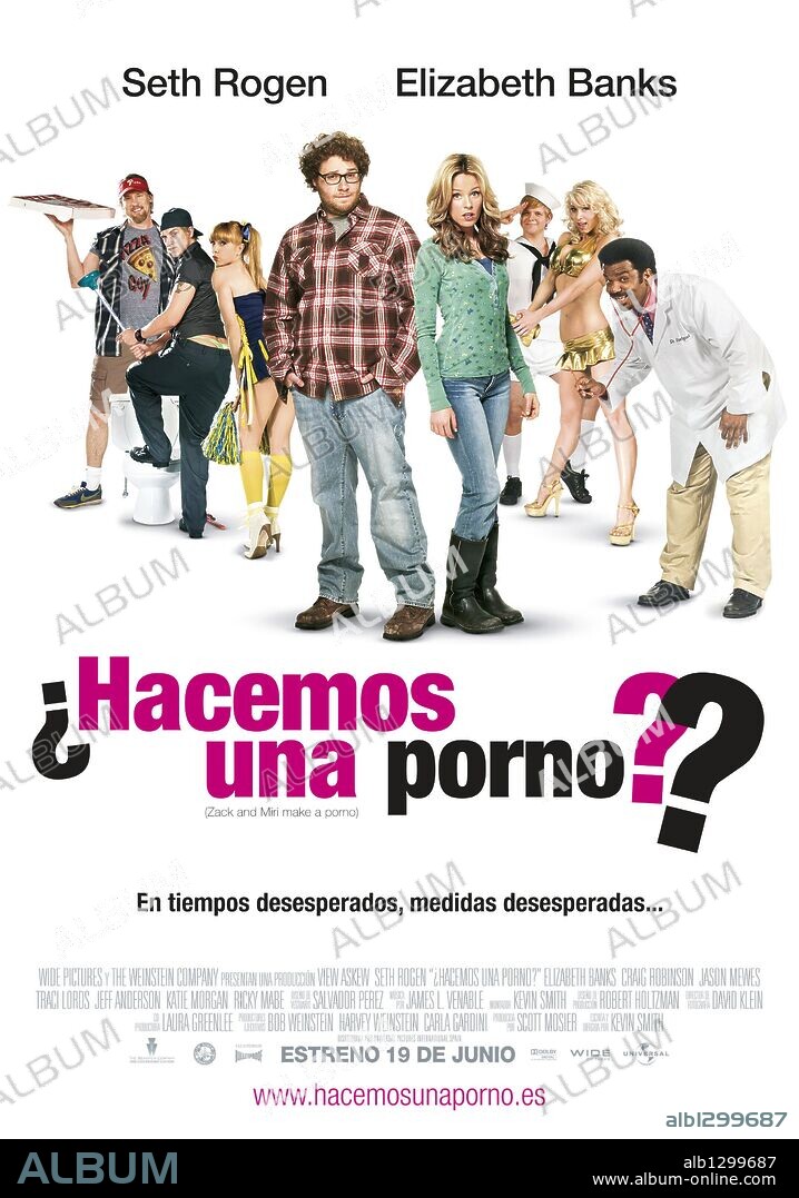 Poster of ZACK AND MIRI MAKE A PORNO, 2008, directed by KEVIN SMITH. Copyright BLUE ASKEW/VIEW ASKEW PRODUCTIONS/WEINSTEIN COMPANY,THE.
