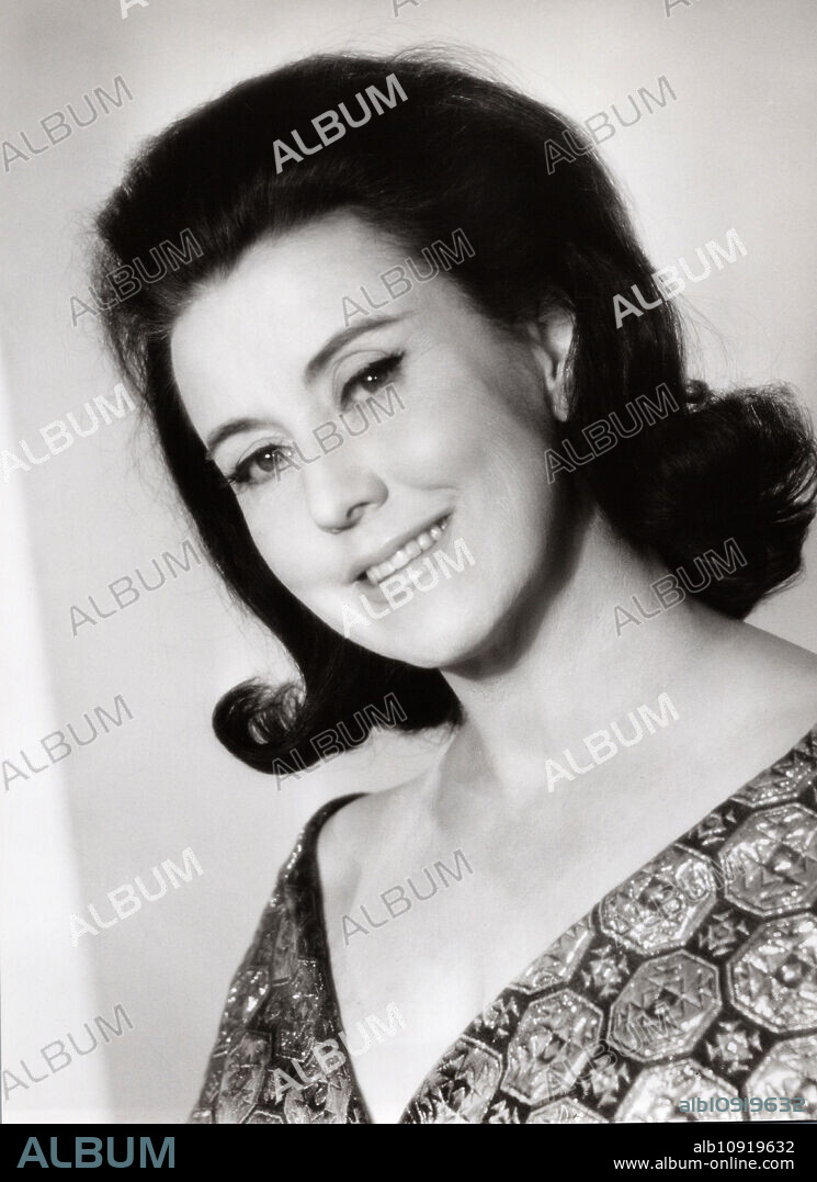 Swiss opera singer Lisa della Casa, Germany 1960s.
