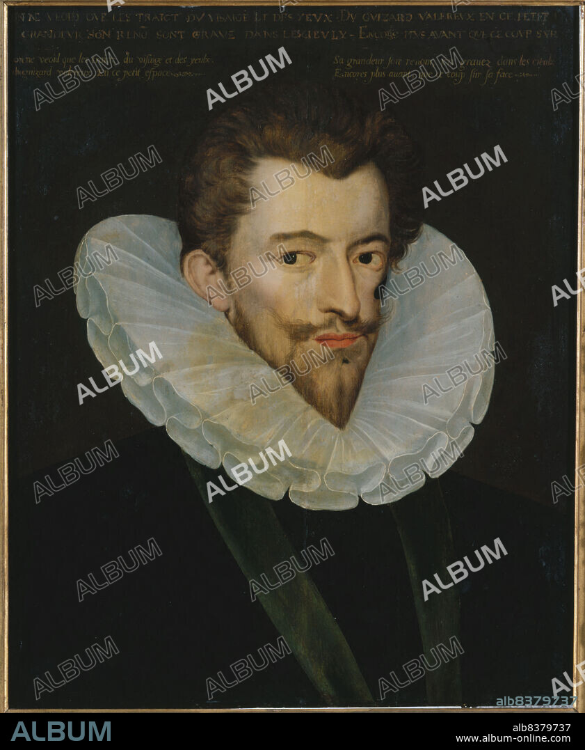 Portrait of Henri I of Lorraine, Duke of Guise, known as Balafre (1550-1588), c1585.