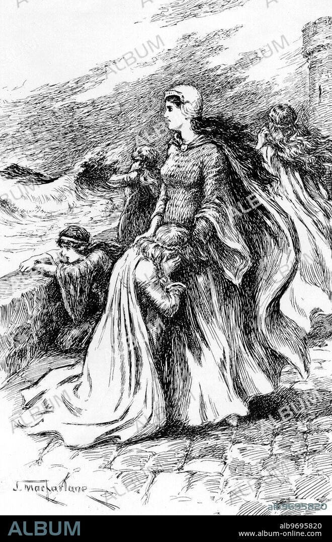 Sir Walter Scott's Minstrelsy of the Scottish Border ( 1908 ) - Edited by Alfred Noyes : Sir Patrick Spens. A' for the sake of their true loves ; For them they'll see nae mair .