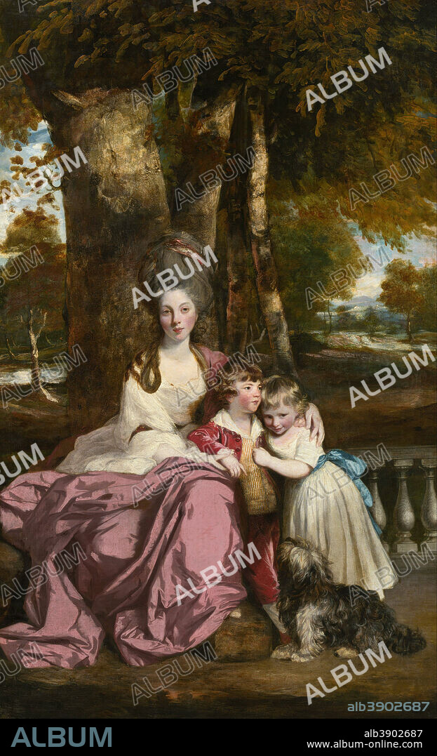 JOSHUA REYNOLDS. Lady Elizabeth Delmé and Her Children. Date/Period: From 1777 until 1779. Painting. Oil on canvas. Height: 238.40 mm (9.38 in); Width: 147.20 mm (5.79 in).