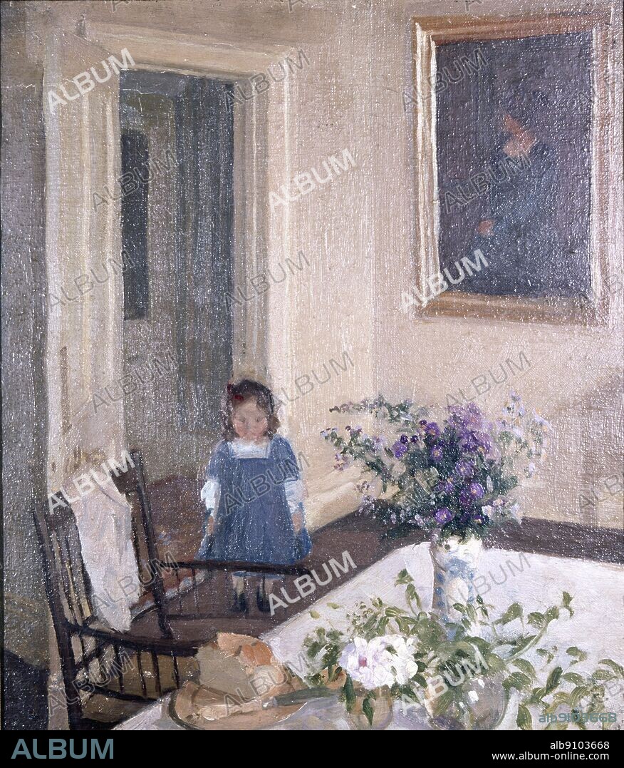 Interior 1907. Harold Gilman. Southampton Art Gallery. The Camden Town Group was a group of English Post-Impressionist artists. They gathered frequently at the studio of painter Walter Sickert in the Camden Town area of London. The members included Harold Gilman. ©2006 TopFoto.