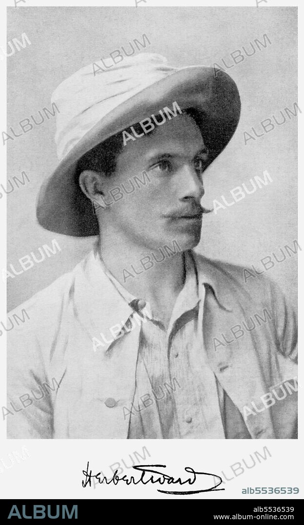 Herbert Ward (11 January 1863, London – 5 August 1919, Neuilly-sur-Seine) was a British sculptor, illustrator, writer and African explorer. He was a member of Henry Morton Stanley's Emin Pasha Relief Expedition who became a close friend of Roger Casement while they were working in the Congo Free State. He later became a sculptor and lived in France. He was awarded the Croix de Guerre, was twice mentioned in dispatches in World War I, was an officer of the Légion d'Honneur and a member of the Royal Society of British Sculptors.