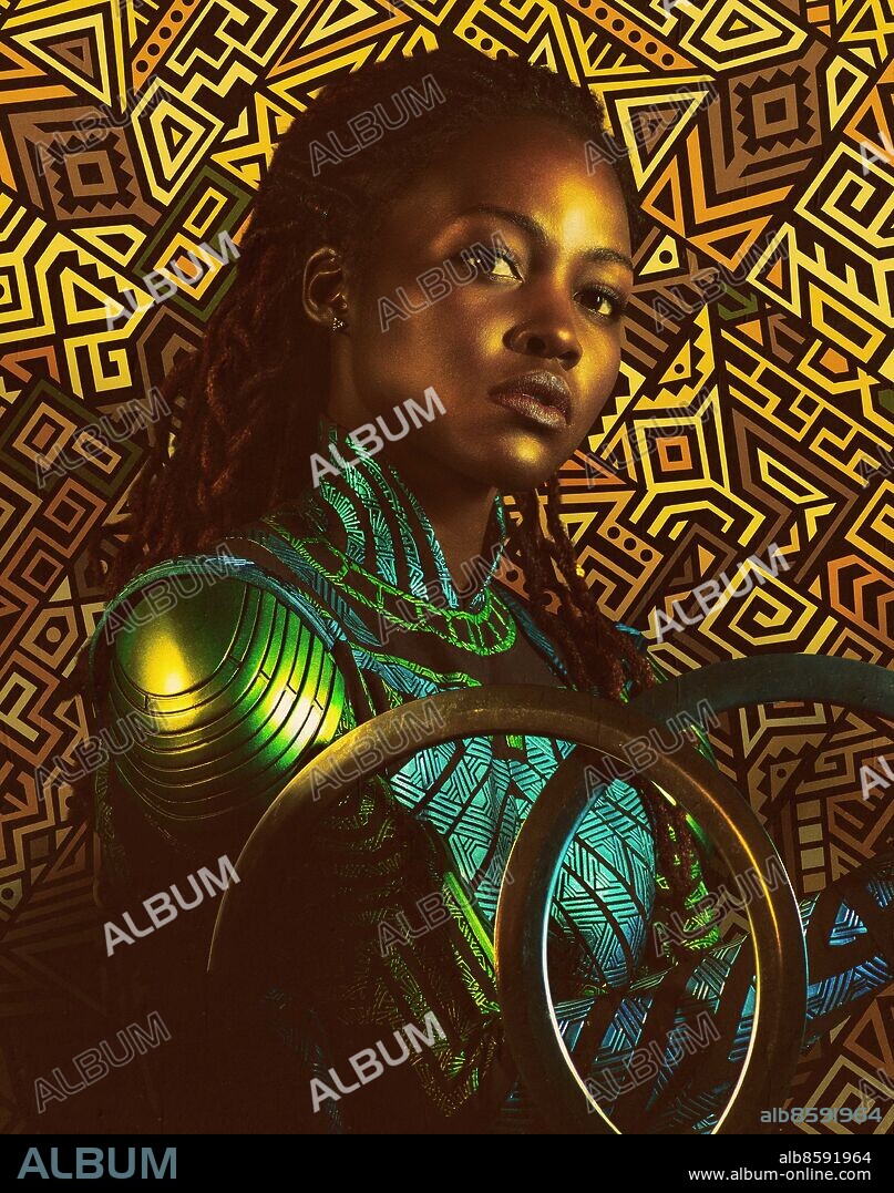 LUPITA NYONG'O dans BLACK PANTHER: WAKANDA FOREVER, 2022, réalisé par RYAN COOGLER. Copyright MARVEL STUDIOS/WALT DISNEY PICTURES.