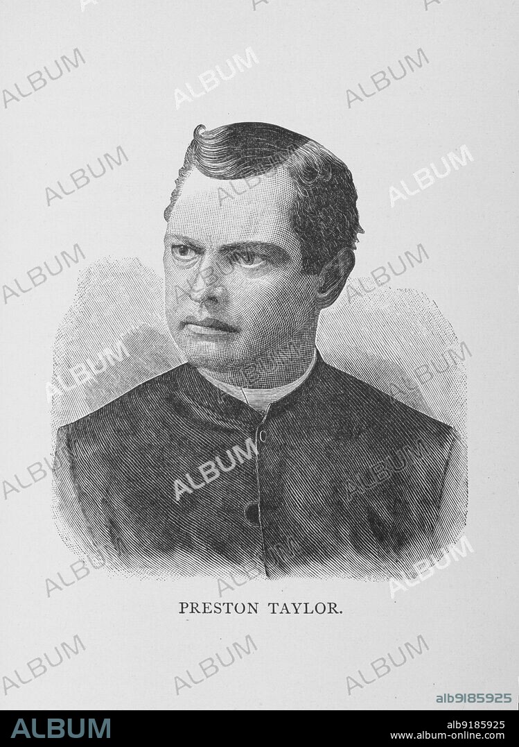 Preston Taylor, 1887. African-American businessman, minister and philanthropist, created Greenwood Cemetery, the second oldest African-American cemetery in Nashville, and Greenwood Park, the first park for black communities in Nashville. From "Men of Mark: Eminent, Progressive and Rising" by William J. Simmons.