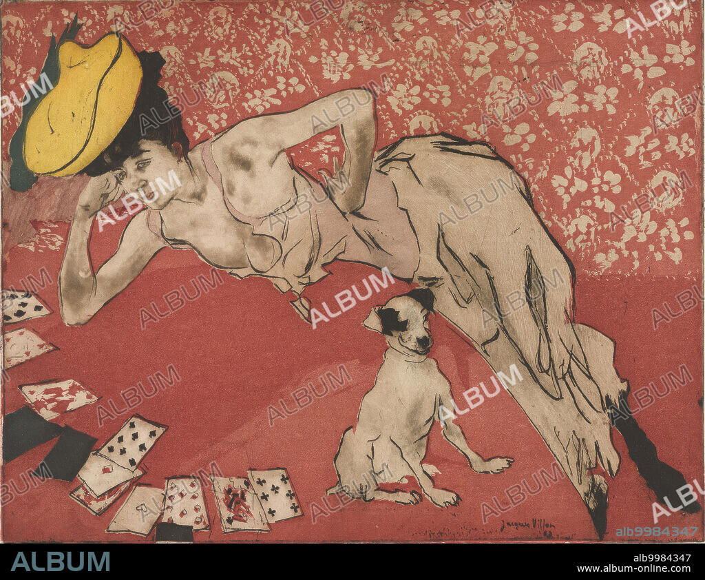 Jacques Villon (Gaston Duchamp)/ The game of solitaire, 1903.