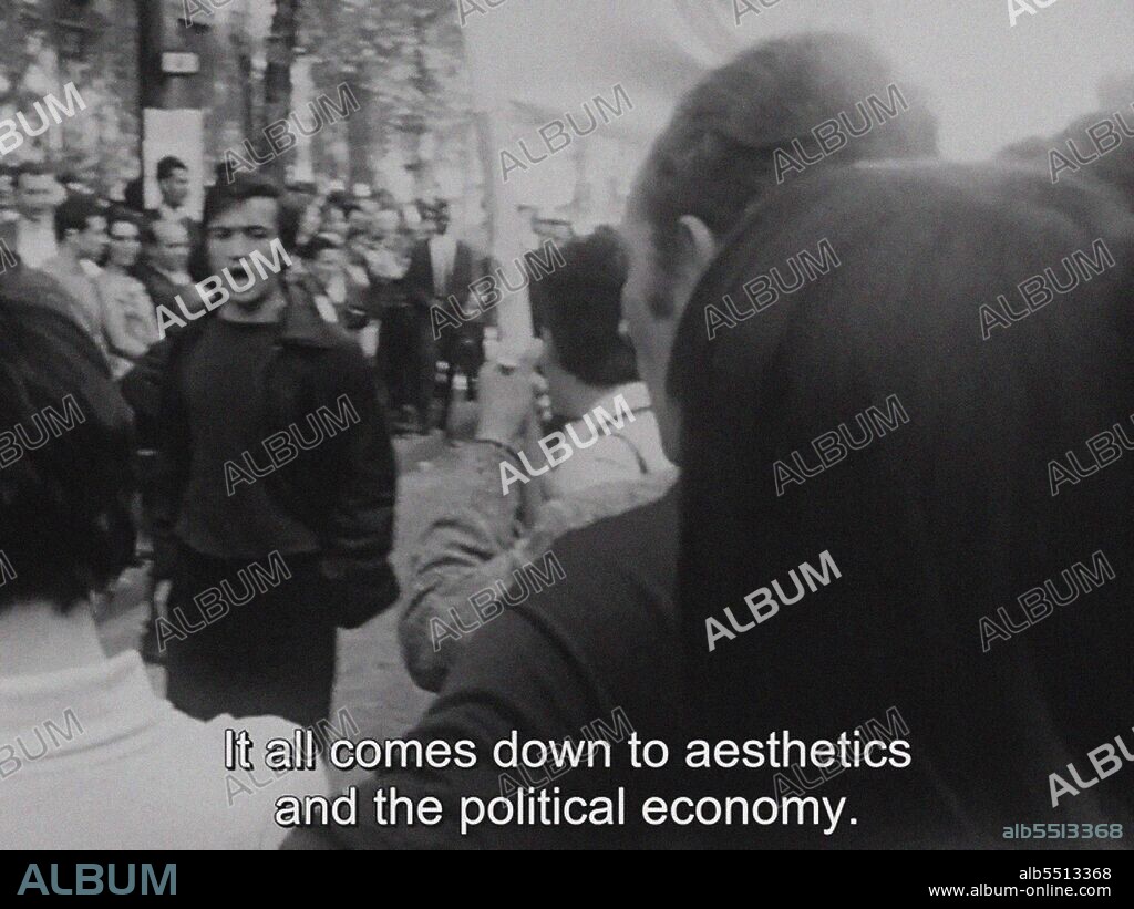 ANONYME. Scene from the film "Un film comme les autres" (A Film Like Any Other) by Jean-Luc Godard.