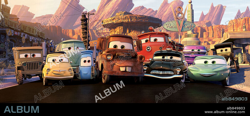 CARS, 2006, réalisé par JOHN LASSETER. Copyright PIXAR/WALT DISNEY.