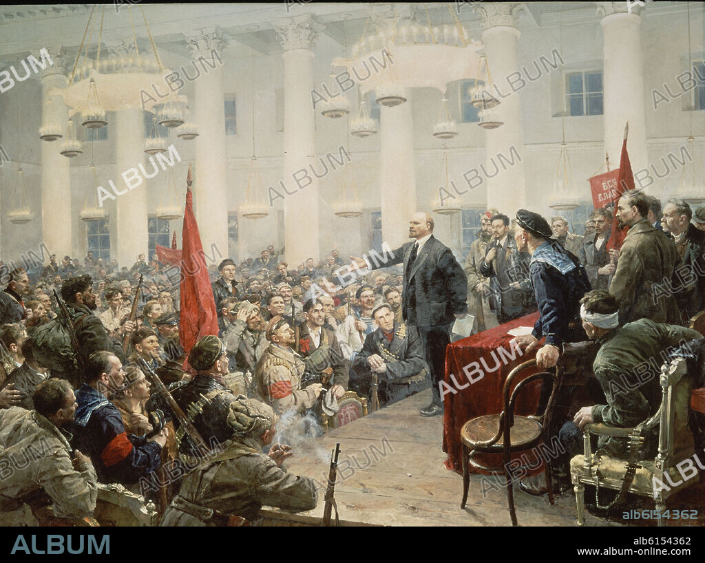 MITIN POLITICO DE LENIN A REVOLUCIONARIOS- 1917.