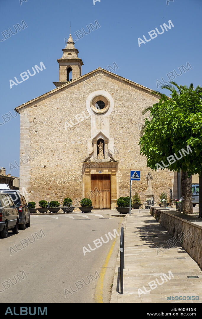iglesia parroquial de la Mare de Déu,. Costix, Mallorca, balearic islands, Spain.