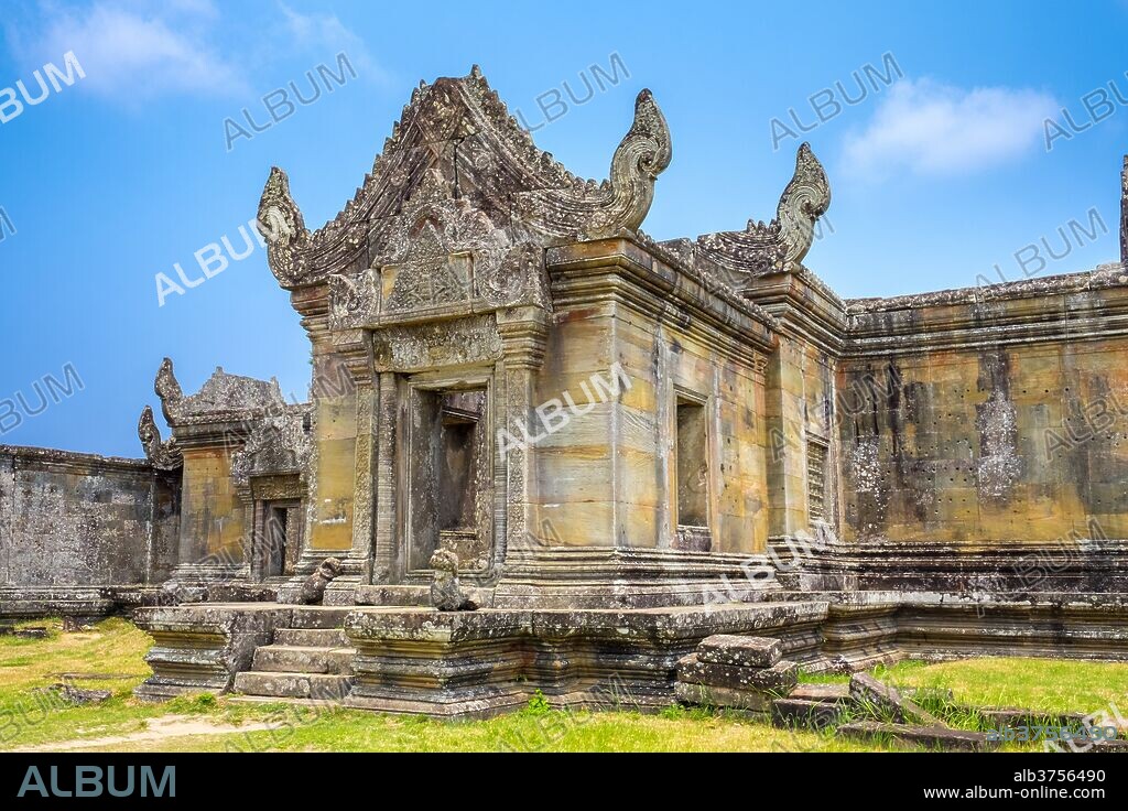 Prasat Preah Vihear temple ruins, UNESCO World Heritage Site, Kantout, Preah Vihear Province, Cambodia, Indochina, Southeast Asia, Asia.