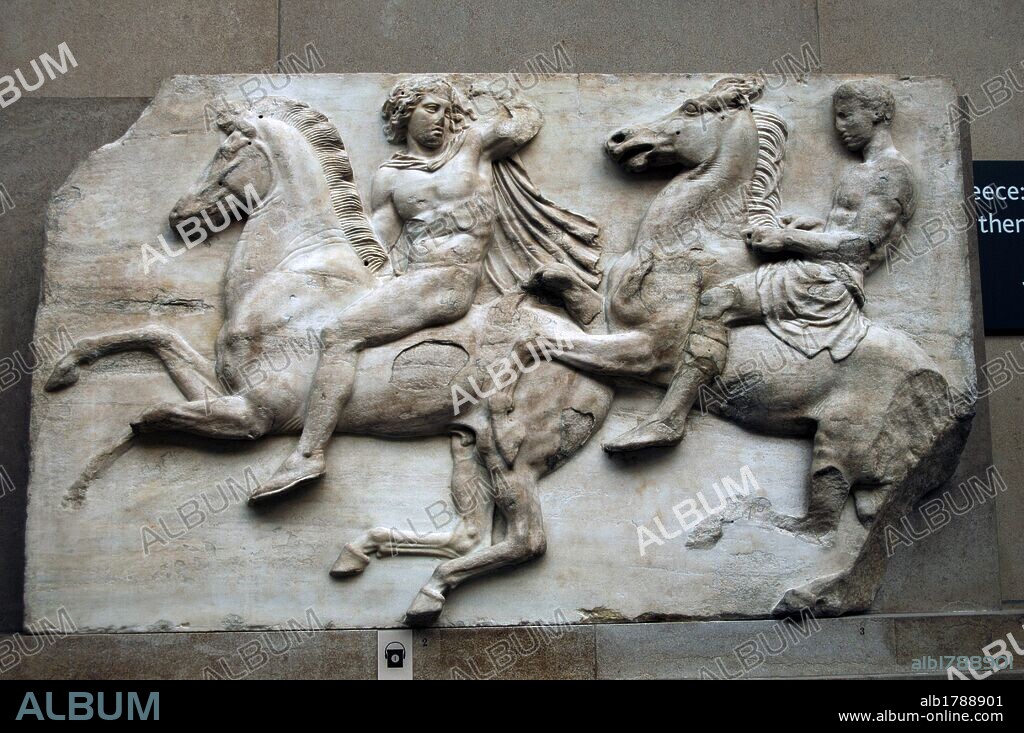 Horsemen from the Parthenon Frieze - World History Encyclopedia