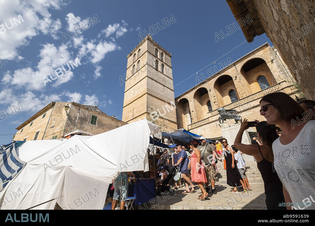 mercado semanal, Sineu, Mallorca, balearic islands, Spain.