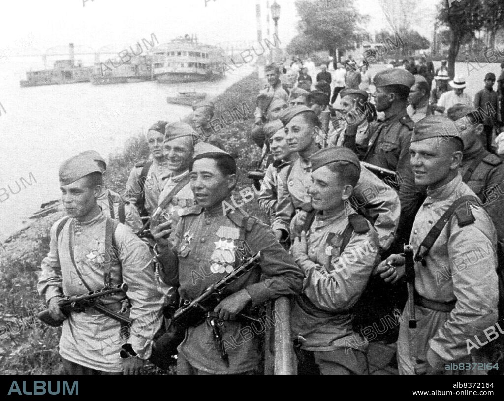 The Manchurian Strategic Offensive Operation began on 9 August 1945 with the Soviet invasion of the Japanese puppet state of Manchukuo. It was the last campaign of the Second World War, and the largest of the 1945 SovietJapanese War which resumed hostilities between the Soviet Union and the Empire of Japan after almost six years of peace.<br/><br/>. Temporary Soviet gains on the continent were Manchukuo, Inner Mongolia and northern Korea. The Soviet entry into the war and the defeat of the Kwantung Army was a significant factor in the Japanese government's decision to surrender.