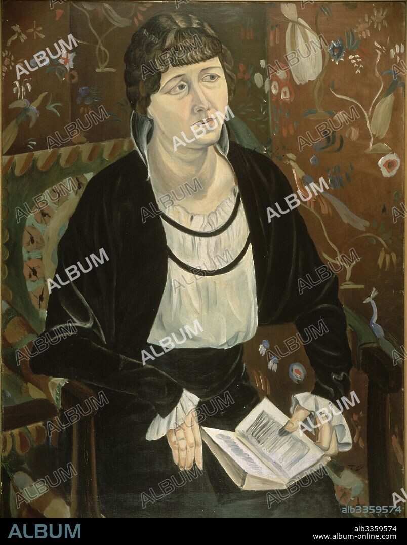 ANDRE DERAIN. Portrait of Lucie Kahnweiler.
