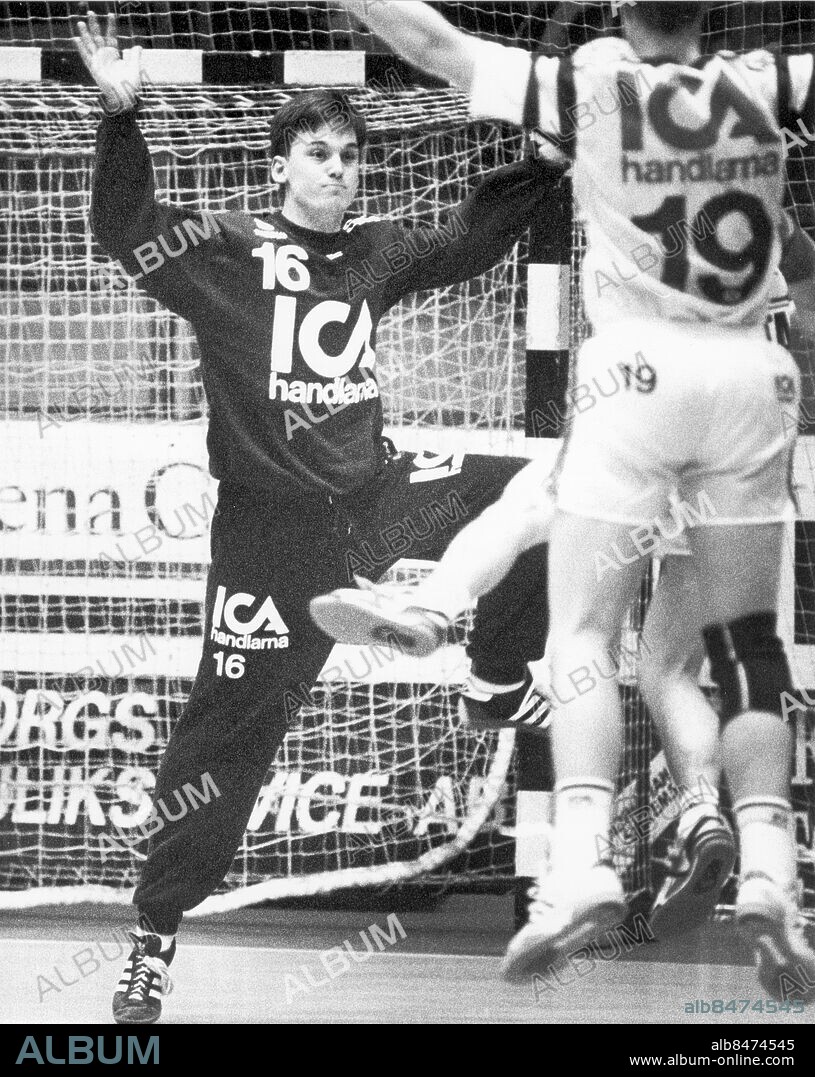 GÖTEBORG 1993-01-27.. Bengt Westphal - handbollsmålvakt i Redbergslid. *** Local Caption *** GP Foto: Lars Alexi / Kamerareportage / TT / Kod: 2524.