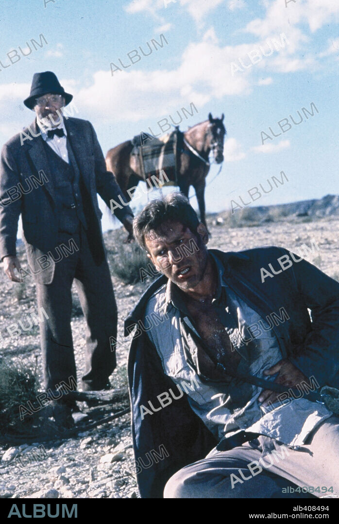 HARRISON FORD y SEAN CONNERY en INDIANA JONES Y LA ÚLTIMA CRUZADA, 1989 (INDIANA JONES AND THE LAST CRUSADE), dirigida por STEVEN SPIELBERG. Copyright LUCASFILM LTD/PARAMOUNT.