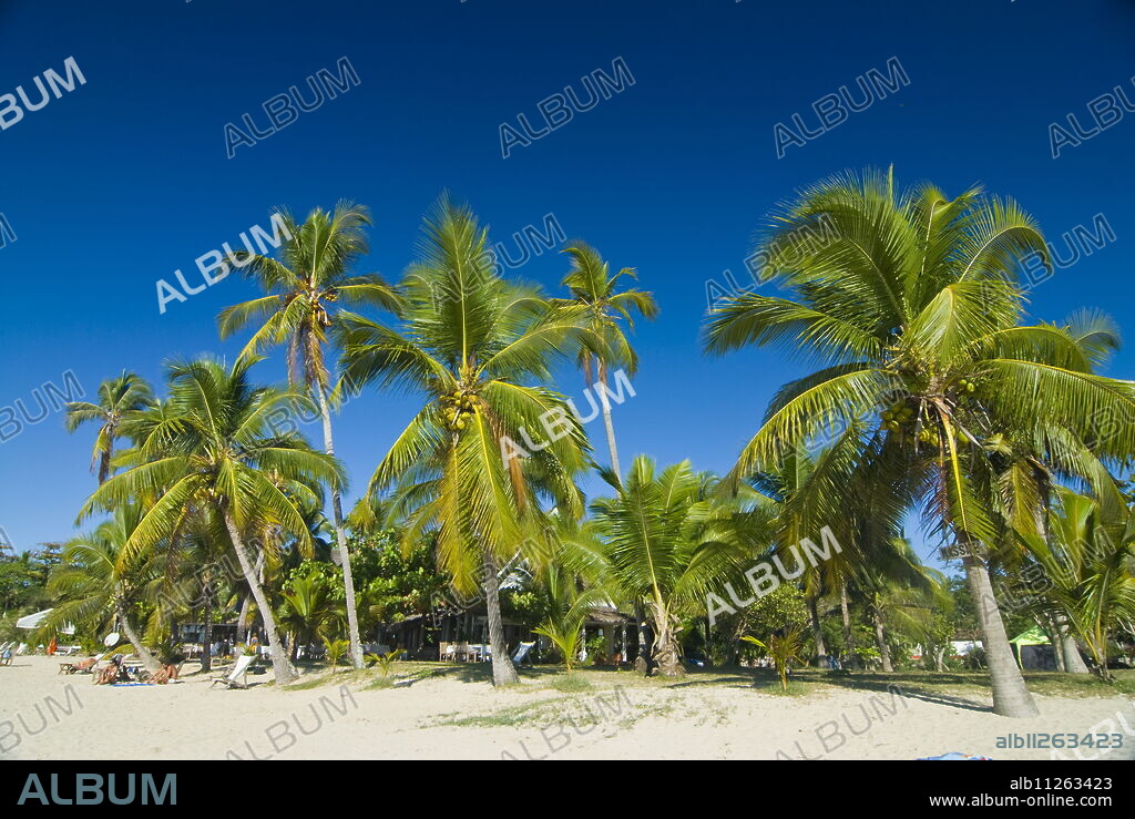 The beautiful beach of Andilana, Nosy Be, Madagascar, Indian Ocean, Africa.