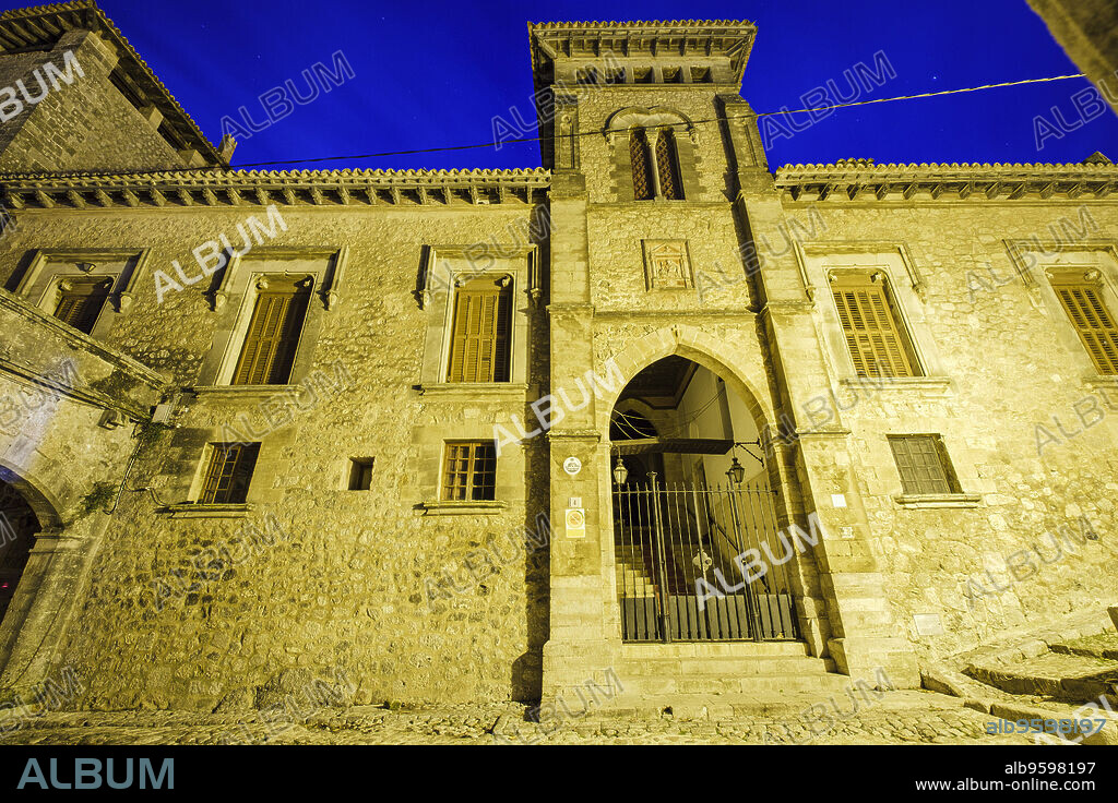 Palace of King Sancho, 1309, Valldemossa, Mallorca, Balearic Islands, Spain.